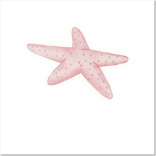 cute starfish Posters and Art